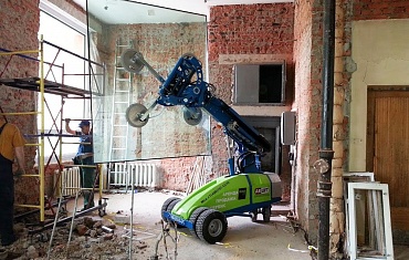 Стеклоробот Winlet. Работа в помещении